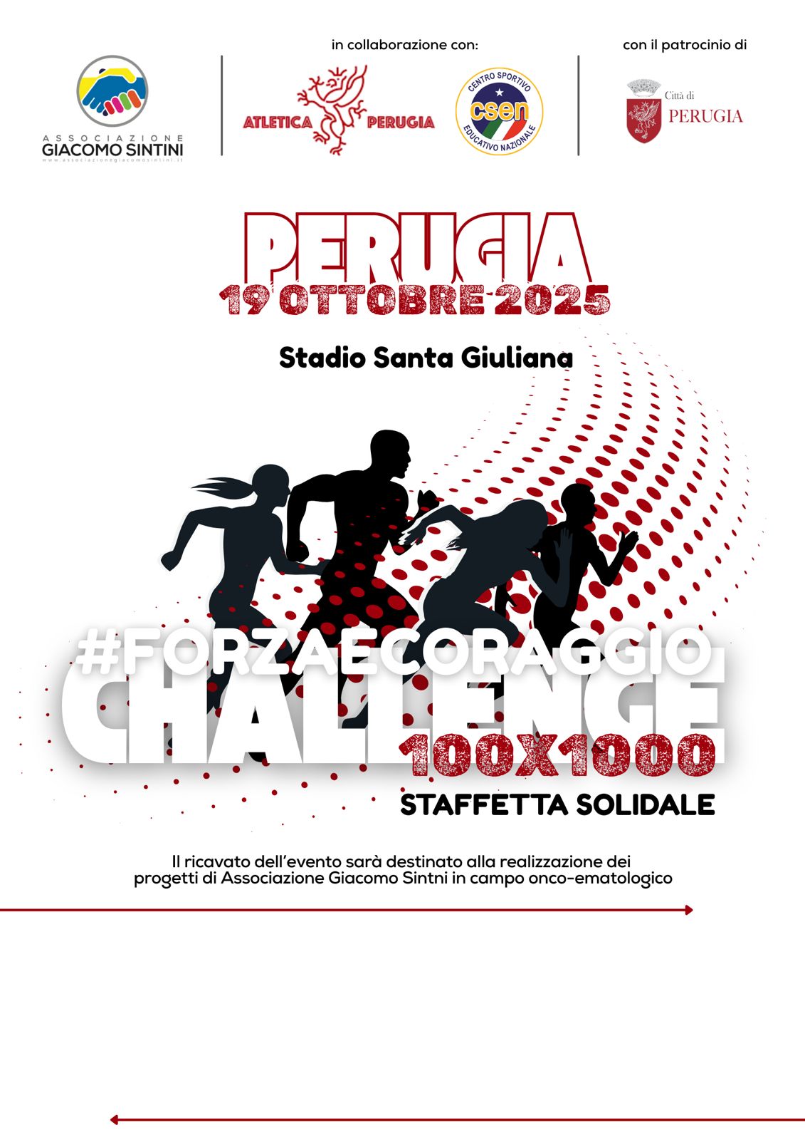 Poster forza e coraggio challenge